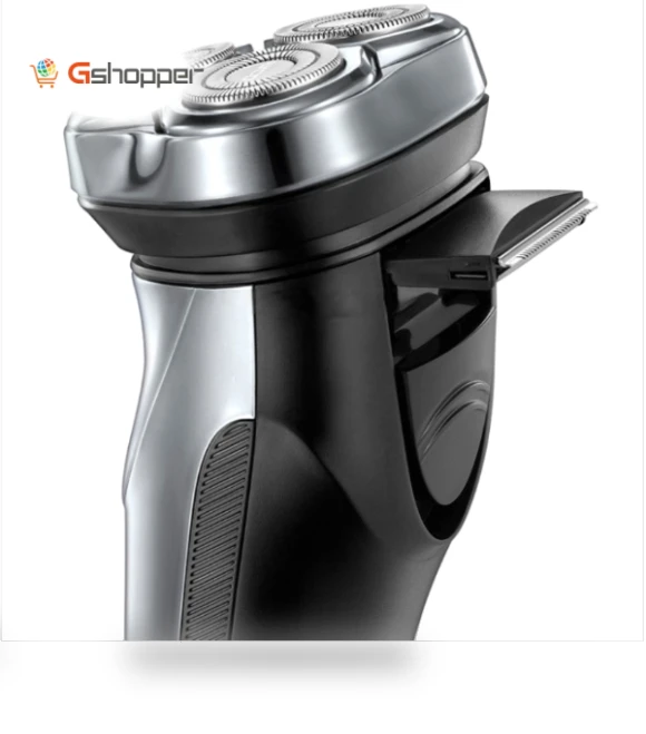 Universal Voltage Double Ring Three Knife Head Electric Shaver — Body Groomers