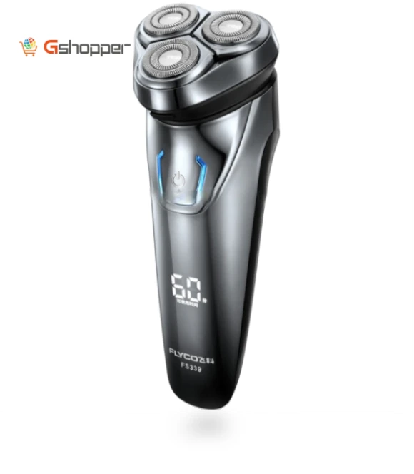 Universal Voltage Double Ring Three Knife Head Electric Shaver — Body Groomers