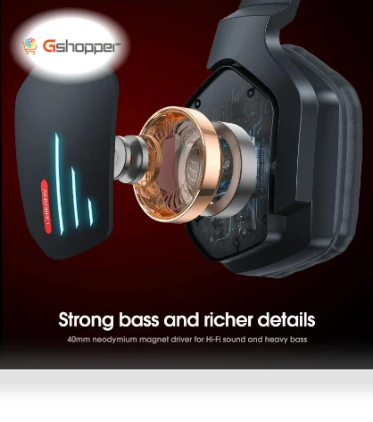 Wireless Headset Bluetooth Headphone — Over-Ear Headphones, ONIKUMA