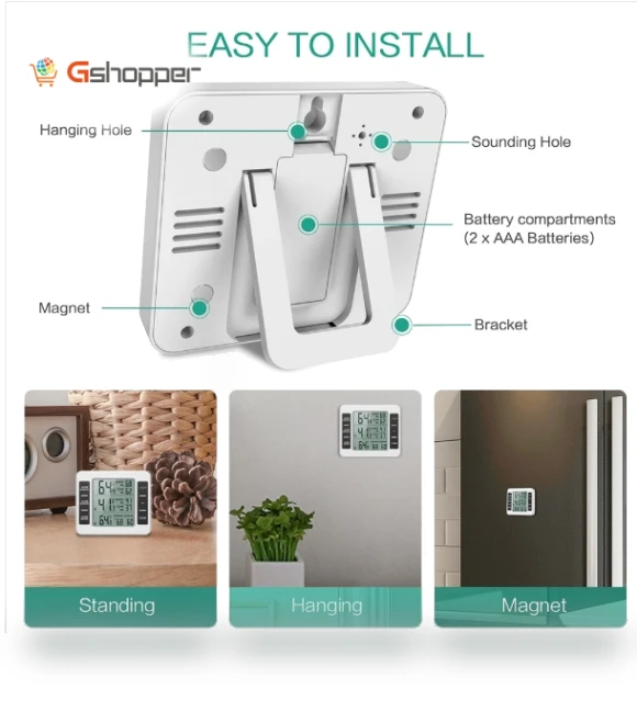 Wireless Refrigerator Thermometer — Refrigerator