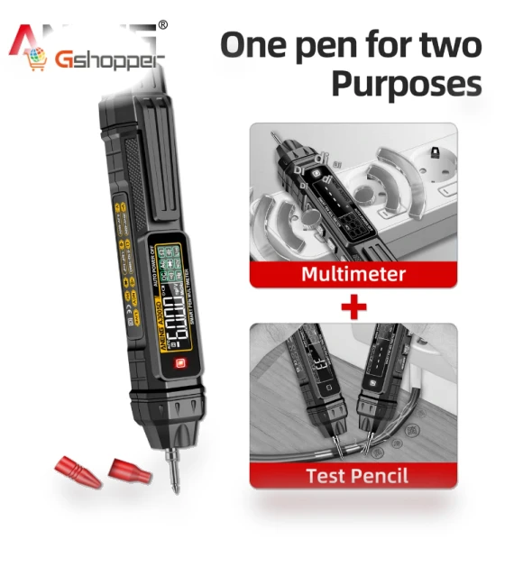 2-in-1 Multimeter Test Pen — Auto Electrical Tools, ANENG