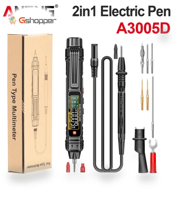 2-in-1 Multimeter Test Pen — Auto Electrical Tools, ANENG
