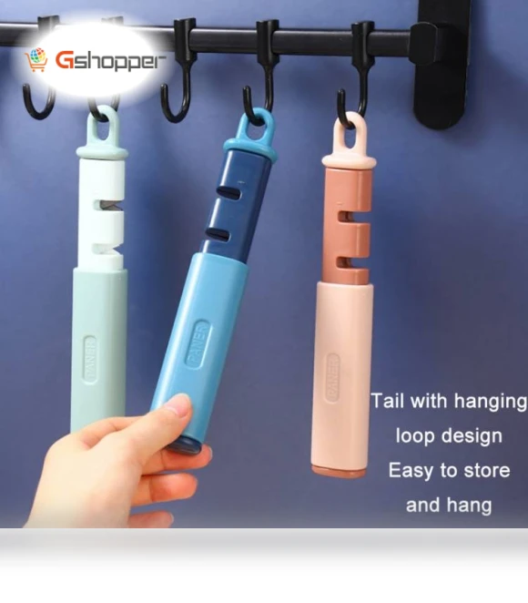 2 in 1 Stainless Steel Peeler with Tungsten Steel Sharpener — Vegetable Peelers