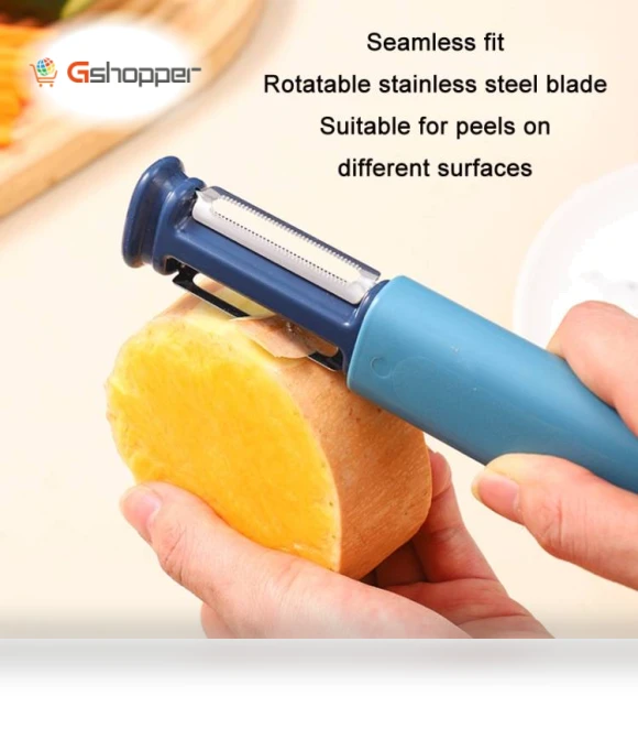 2 in 1 Stainless Steel Peeler with Tungsten Steel Sharpener — Vegetable Peelers