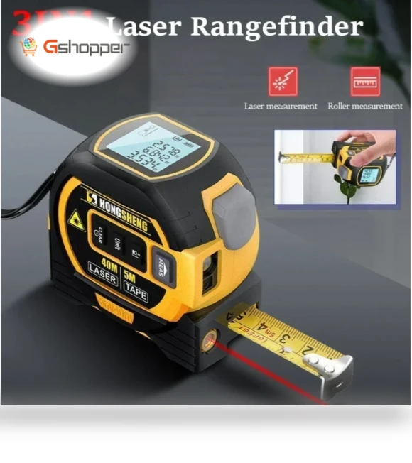 3-In-1 Infrared Laser Tape Measuring — Laser Distance Measuring Tools, Measurin