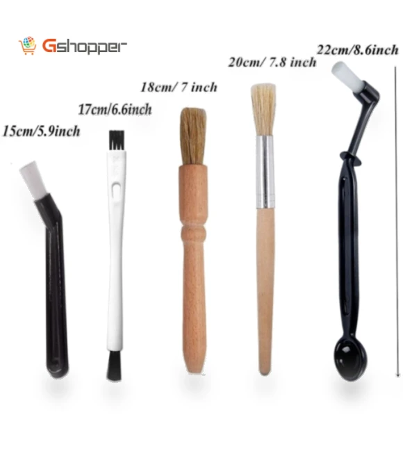 4 Piece Coffee Machine Cleaning Brush Set — Cleaning Products