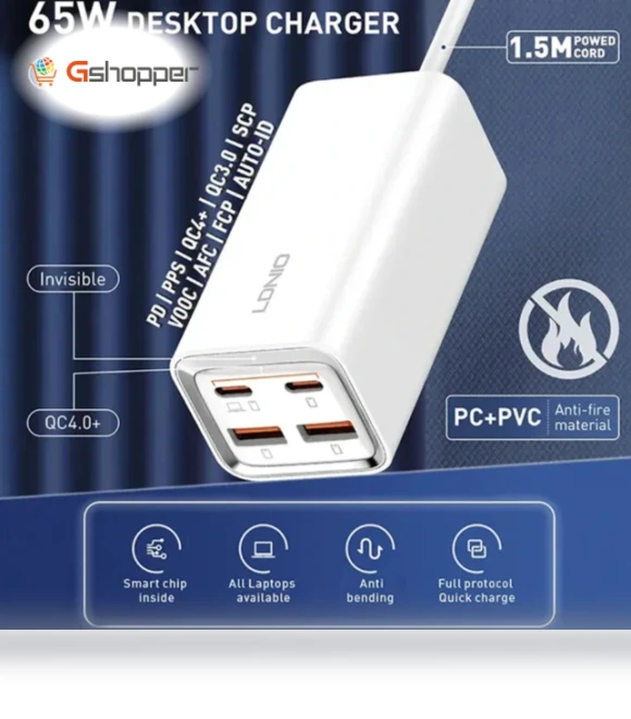 4-Port USB PD Charger — Chargers & Adapters, LDNIO