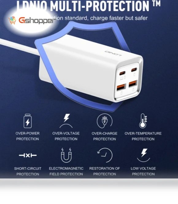 4-Port USB PD Charger — Chargers & Adapters, LDNIO