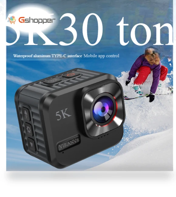 5K Ultra-Clear Sports Camera — Adventure & Sports Cameras, VIRAN