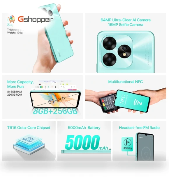 64MP Triple Camera Smartphone — Unlocked Smartphones, UMIDIGI