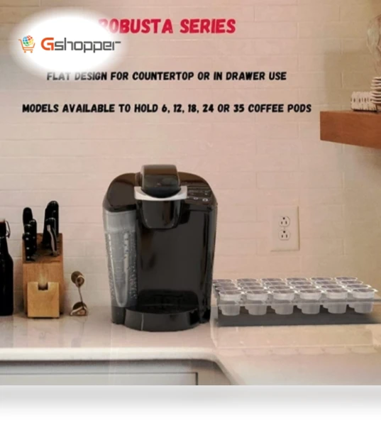Acrylic 24 Holes Coffee Capsule Storage Display Rack — Coffee Pod Holders
