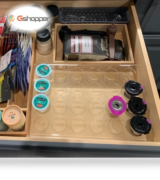 Acrylic 24 Holes Coffee Capsule Storage Display Rack — Coffee Pod Holders
