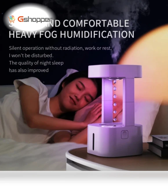 Anti-Gravity Humidifier Droplet Reversing Fogging Aromatherapy Diffuser — Air Moisturizers
