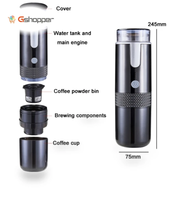 Automatic Portable Cordless Coffee Maker — Coffee Makers