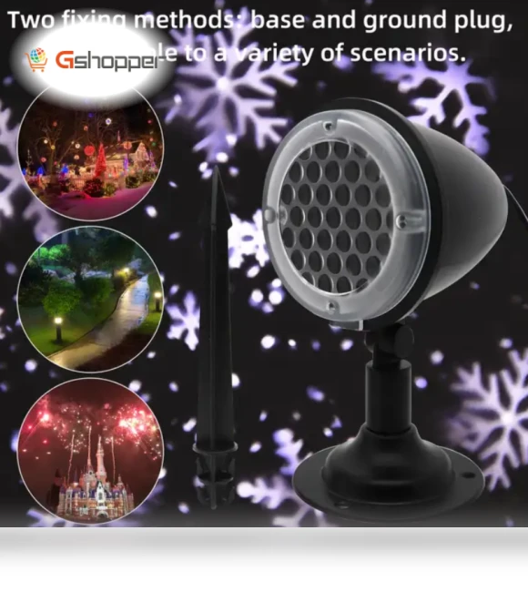 Christmas Snowflake Projector Light — Outdoor Light Projectors