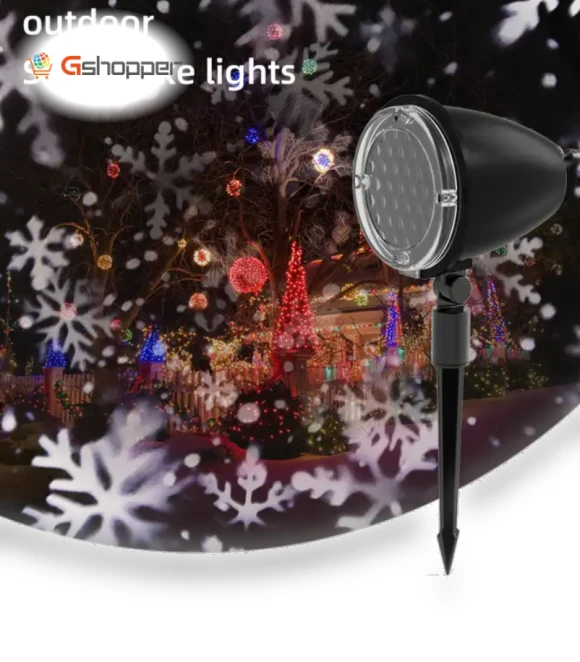 Christmas Snowflake Projector Light — Outdoor Light Projectors