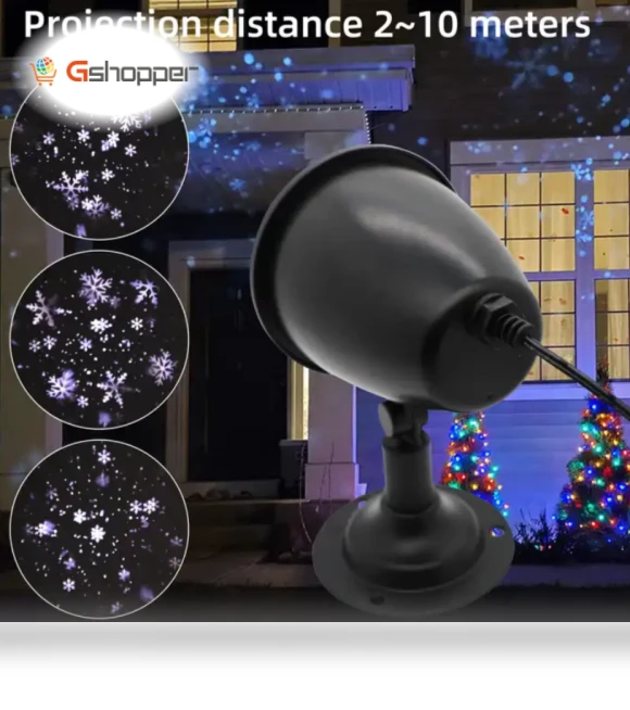 Christmas Snowflake Projector Light — Outdoor Light Projectors