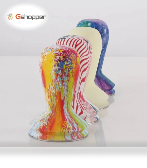 Coloured Silicone Frosted Handle Coffee Tamper — Tampers