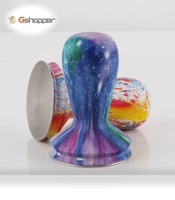 Coloured Silicone Frosted Handle Coffee Tamper — Tampers