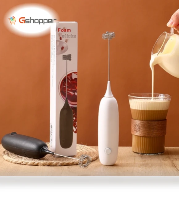 Cordless Handheld Milk Coffee Frother — Milk Frothers