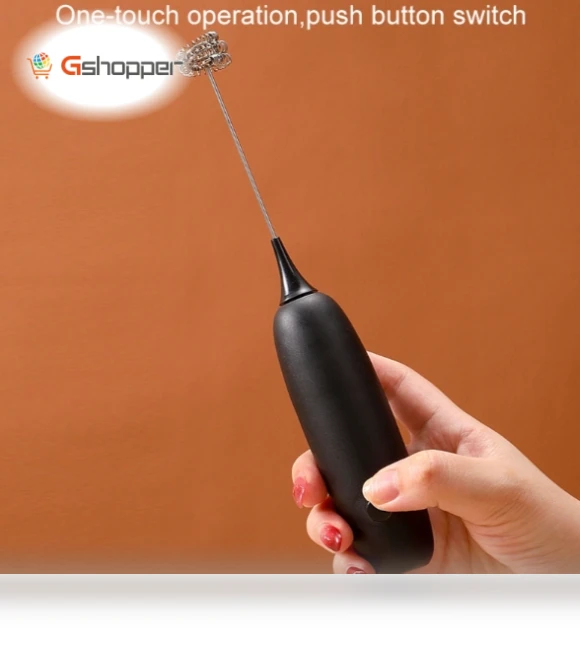 Cordless Handheld Milk Coffee Frother — Milk Frothers