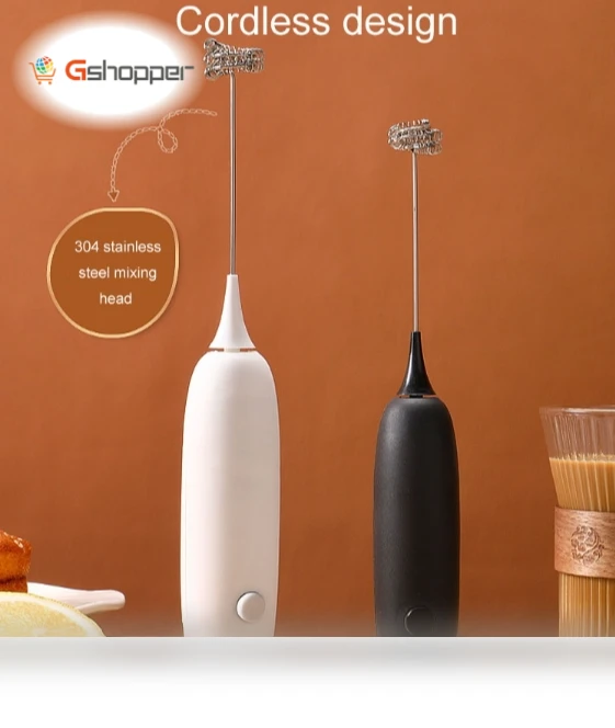 Cordless Handheld Milk Coffee Frother — Milk Frothers