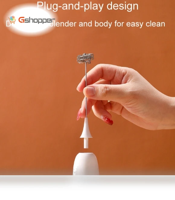 Cordless Handheld Milk Coffee Frother — Milk Frothers