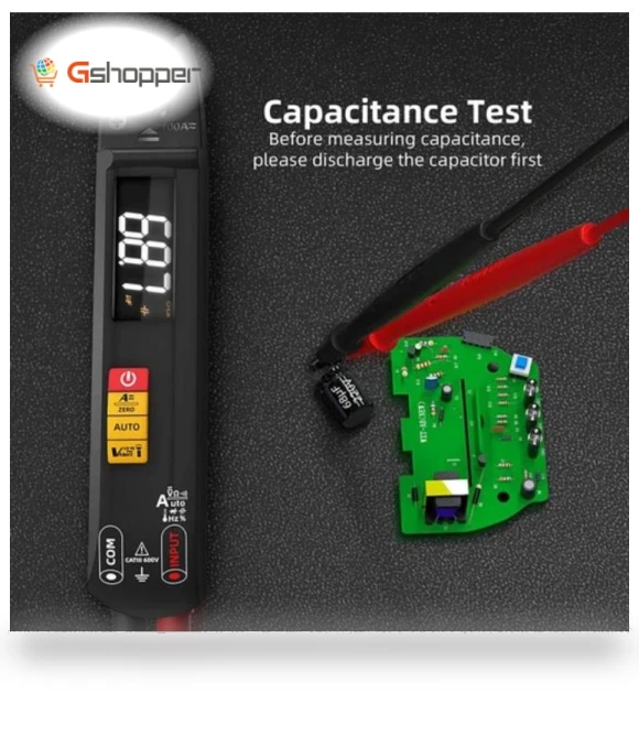 Digital Clamp Multimeter with LED Flashlight — Multimeters & Analyzers, BSIDE