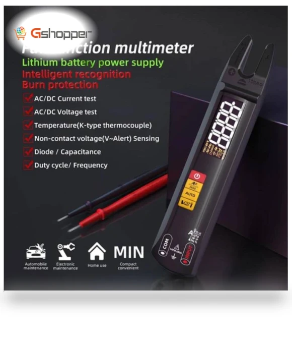 Digital Clamp Multimeter with LED Flashlight — Multimeters & Analyzers, BSIDE