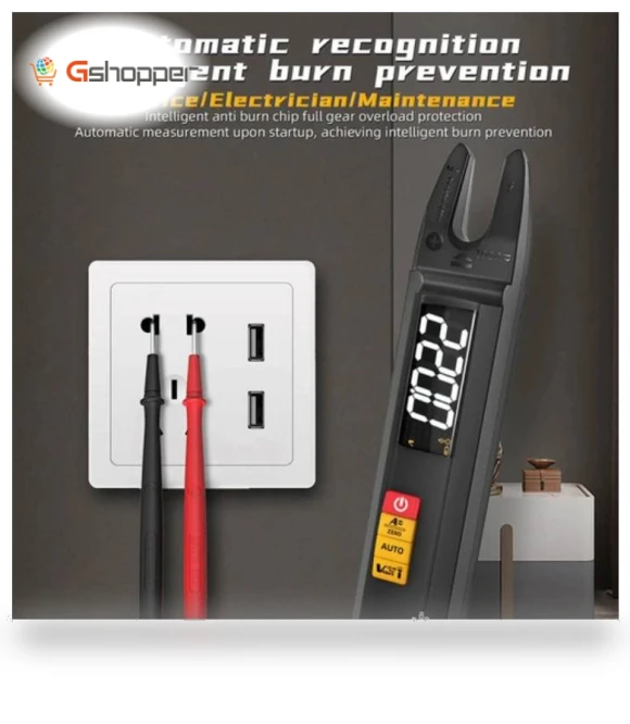 Digital Clamp Multimeter with LED Flashlight — Multimeters & Analyzers, BSIDE