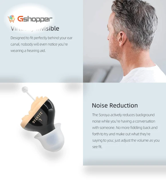 Digital Noise Reduction Hearing Aid Sound Amplifier — Hearing Support