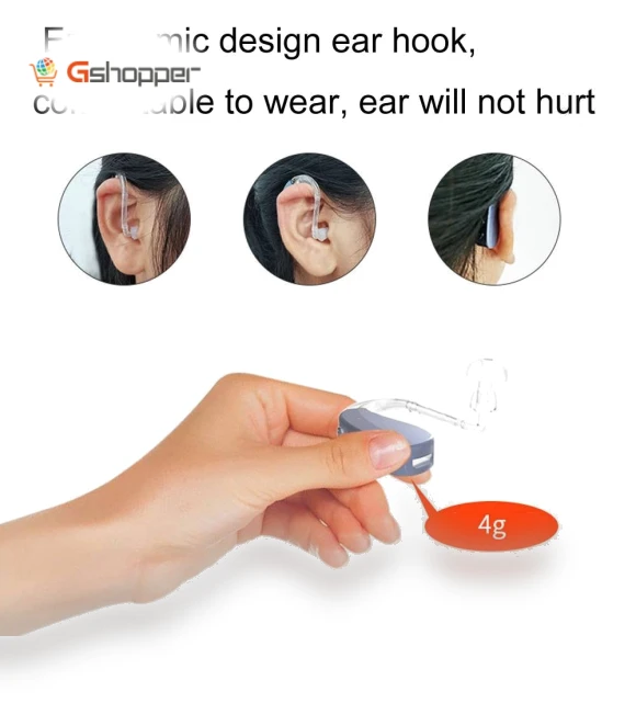 Digital rechargeable hearing aid sound amplifier — Hearing Support