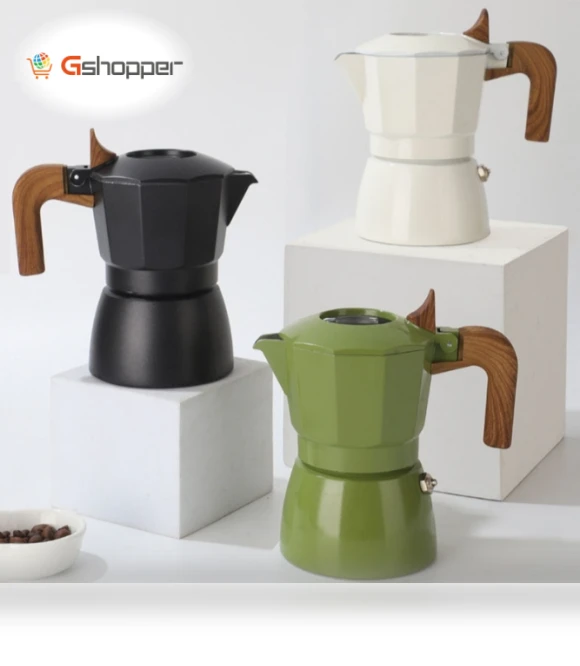 Double Valve Moka Pot Espresso Machine — Stovetop Moka Pots