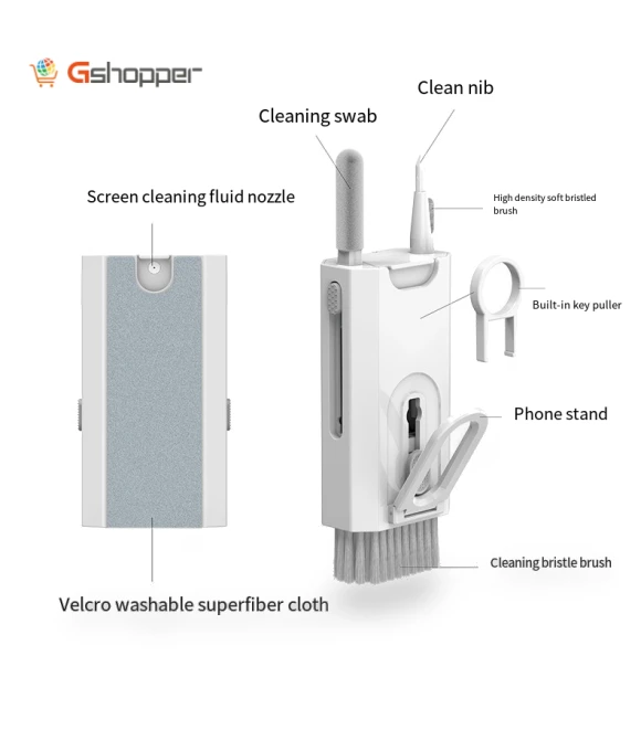 Keyboard Cleaning Brush — Compressed Air, XUNDI