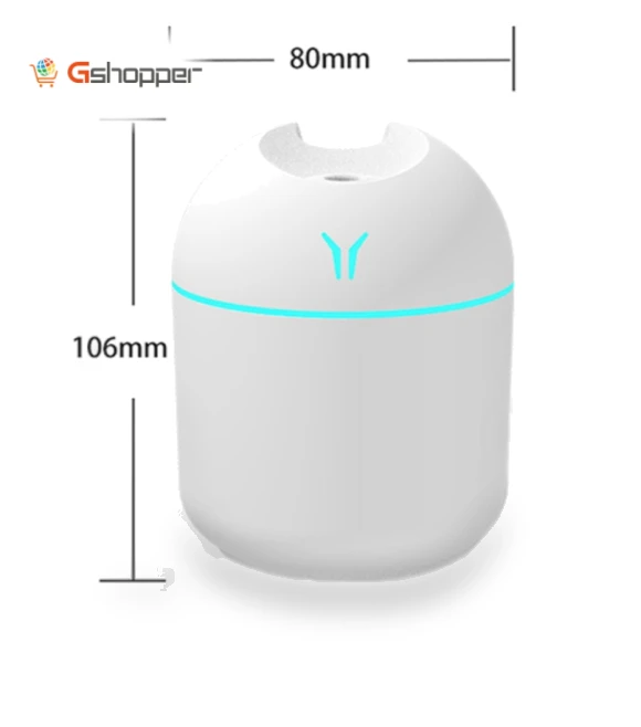 Mini Desktop Colorful Night Light Car Humidifier — Air Moisturizers