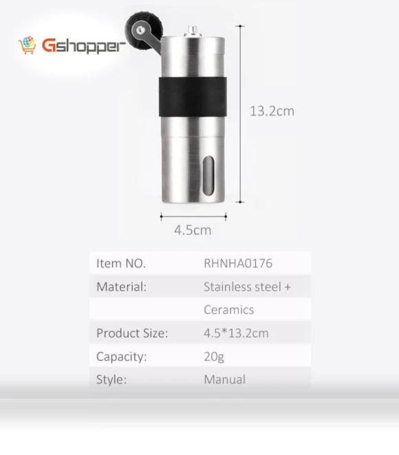 Mini Manual Stainless Steel Coffee Grinder — Hand Coffee Grinders