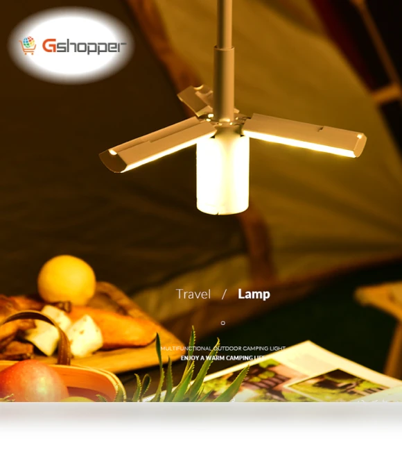 Multifunctional Folding Camping Light — Lanterns