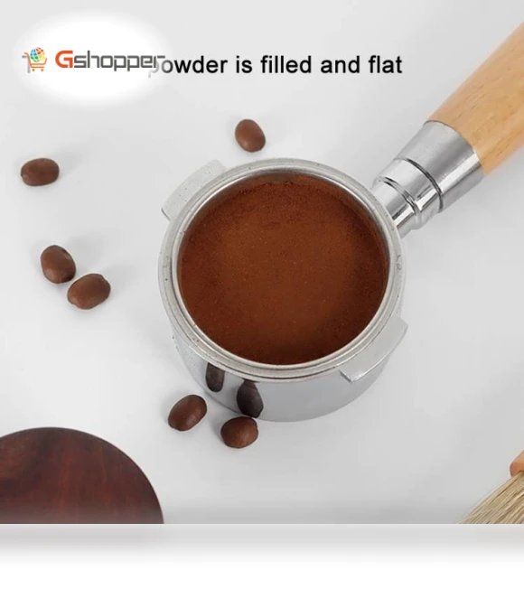 Pear Wood Stainless Steel Coffee Compressor — Tampers