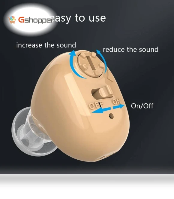 Portable In-Canal Rechargeable Hearing Aid — Hearing Support