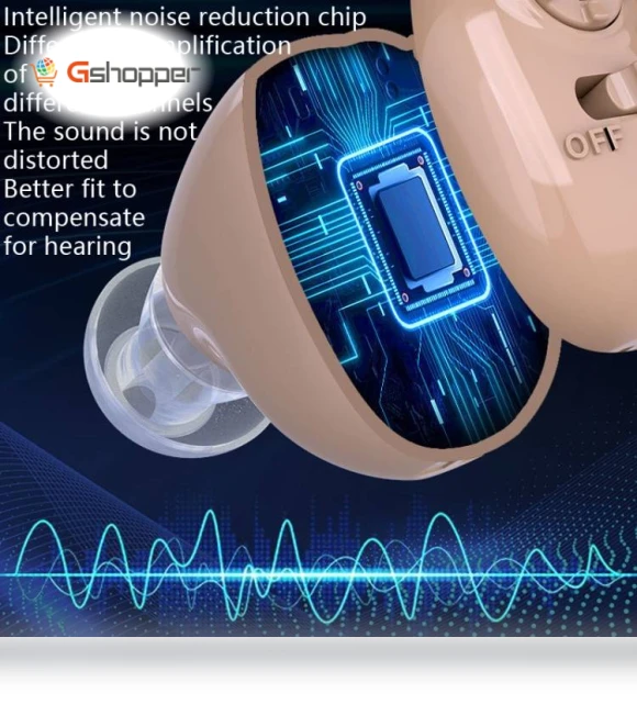 Portable In-Canal Rechargeable Hearing Aid — Hearing Support
