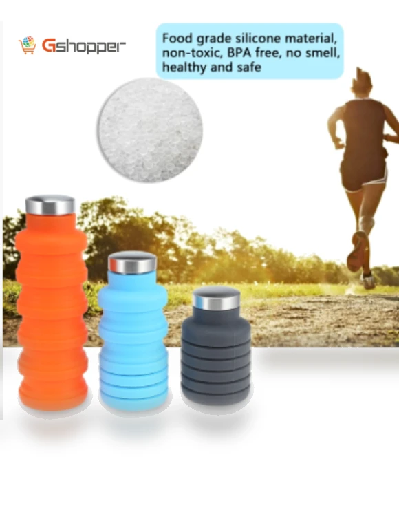 Portable Silicone Water Bottle — Hydration Essentials