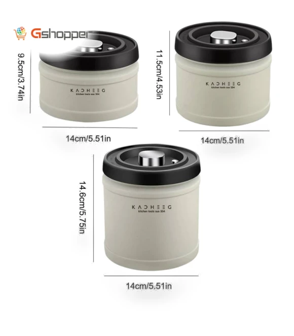 Sealing Can Pressed Vacuum Coffee Bean Tea Cans — Tea Brewing Essentials, Kacheeg