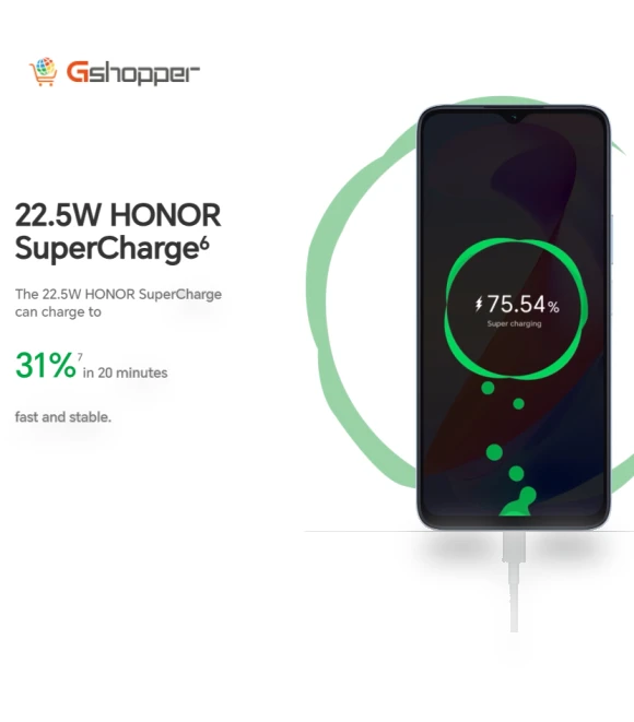 Smartphone with 5200mAh Battery and 50MP Triple Camera — Battery Savers, Honor