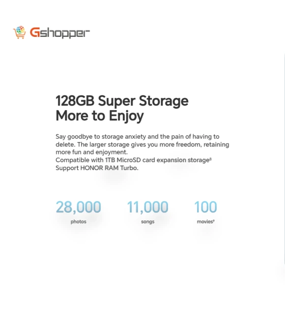 Smartphone with 5200mAh Battery and 50MP Triple Camera — Battery Savers, Honor