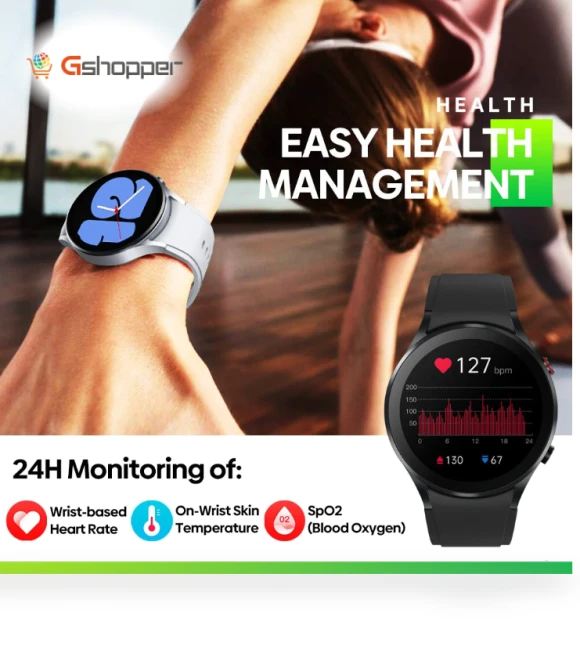 Smartwatch with Health Monitoring — Smartwatches, Zeblaze