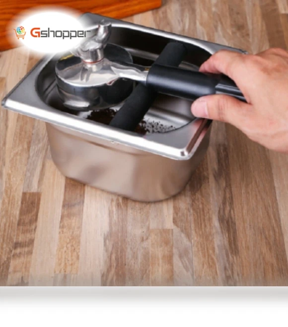 Stainless Steel Coffee Grounds Bucket — Coffee Pod Holders