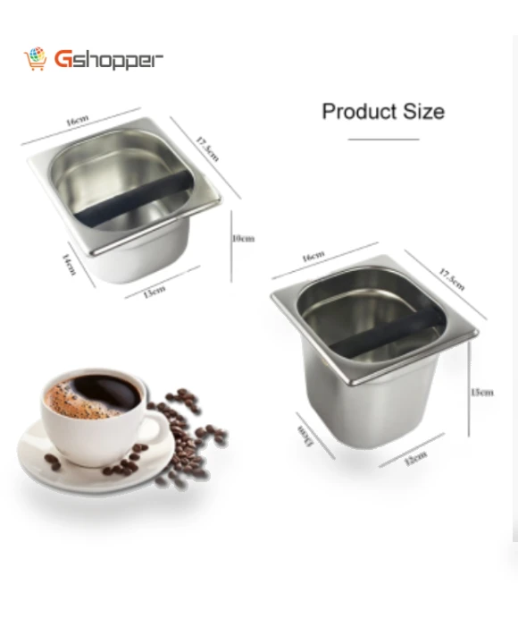 Stainless Steel Coffee Grounds Bucket — Coffee Pod Holders