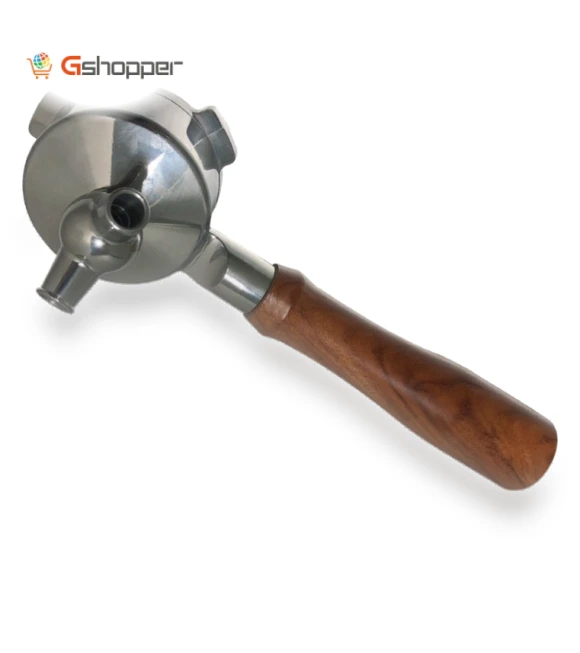 Stainless steel coffee machine with bottom handle — Coffee Makers