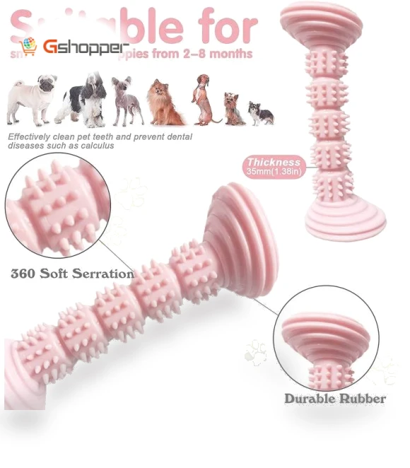 Teething Toy Chewing Dog Toothbrush Toy — Chew Toys