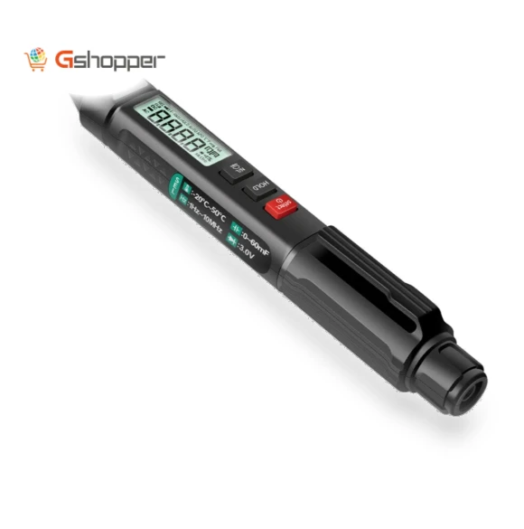 True RMS Digital Multimeter with Voltage Test Pen and Phase Sequences Meter — Battery Testers, ANENG